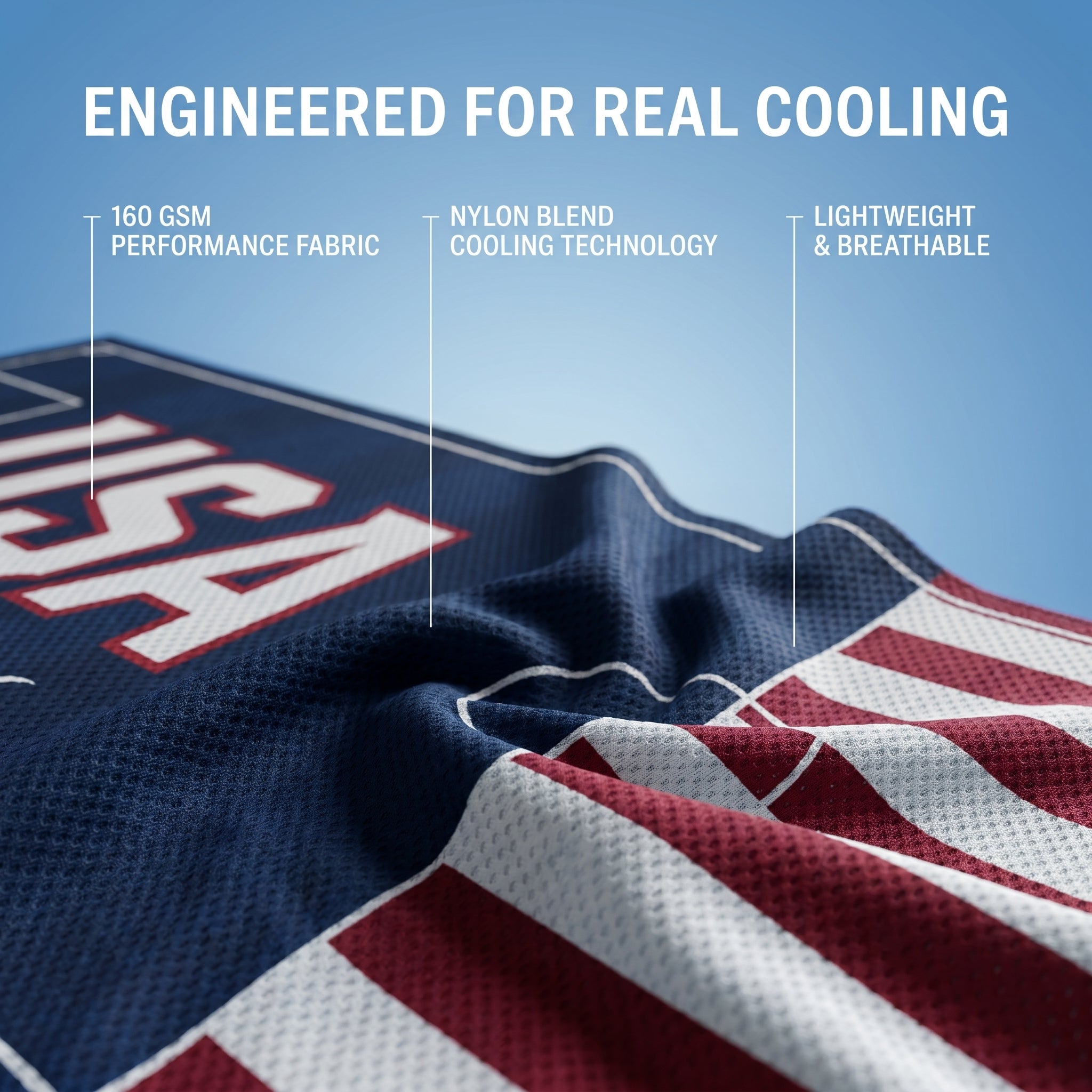 COOLCHILL honeycomb cooling fabric close-up